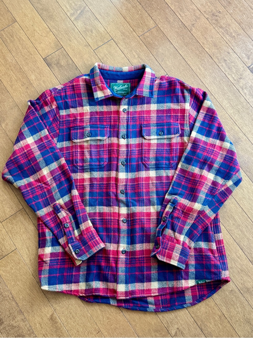 Woolrich "The Green Label Collection" Heavyweight Plaid Shirt/Jacket - Men's L
